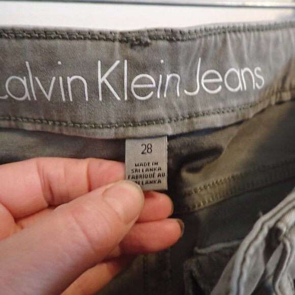 Calvin Kline khaki jeans ankle skinny - Picture 2 of 4